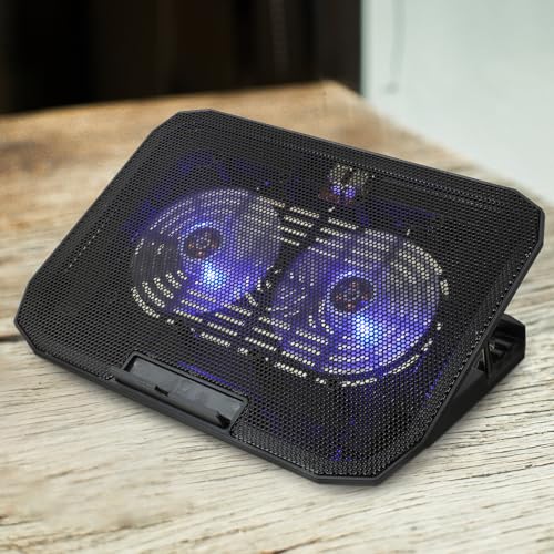 Base refrigerante plegable Alipis para laptop negra miniatura 6