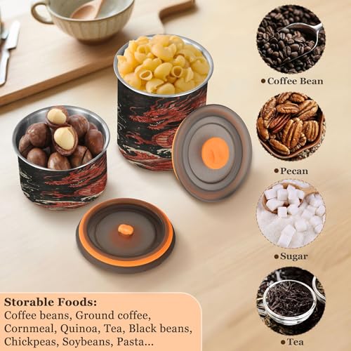 Envase para café hermético acero inoxidable 17 oz miniatura 6