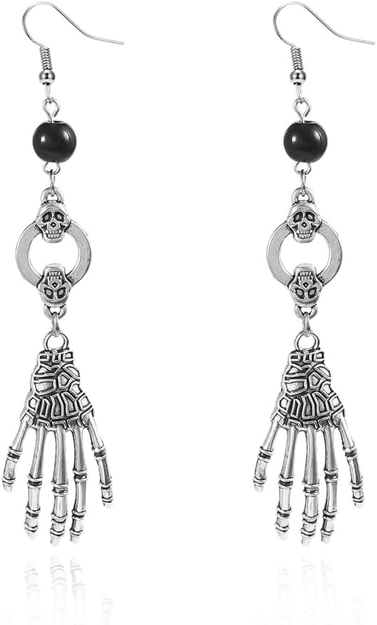 Pieces - Halloween - Boucles D'oreilles Fourche Du Diable - Rouge
