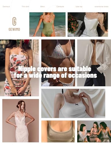 GEWIMO Protetores De Mamilos Não Aparecem Adesivos Pegajosos Silicone Mamilo Pasties Para Mulheres R