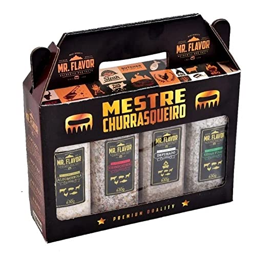 Tempero Grill: Você Sabia que Pode Transformar Suas Carnes? Kit Sal Grosso Temperado Para Churrasco 4 Unidades Mestre Churras...