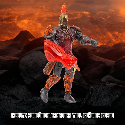 Figura Gormiti Fireon de 27 cm con Guante de Lava y Armadura Famosa GRV06300 6
