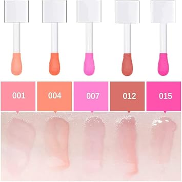 Plumping Lip Oil, Tinted Lip Balm Hydrating Lip Gloss, Long Lasting Nourishing Lip Glow Shine Lip Tint #All