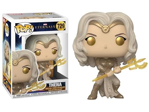 Funko Pop Eternals Movie + Protector: Pop! Marvel Comics Vinyl-Figur (Geschenkset gebündelt mit ToyBop Brand Box Protector Collector Case) (Thena)