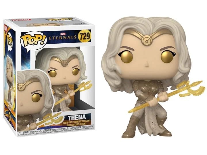 Funko Pop Eternals figurine Marvel Thena pour décorer votre bureau de geek
