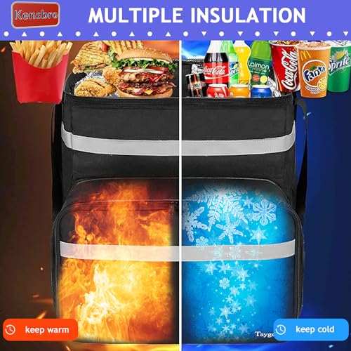 Sac à dos isotherme livraison repas, 52L – Image 2