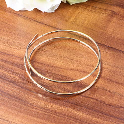 KESYOO Minimalista Simples Bobina Banda Braço Superior Braçadeira Braceletes para Mulheres Meninas P
