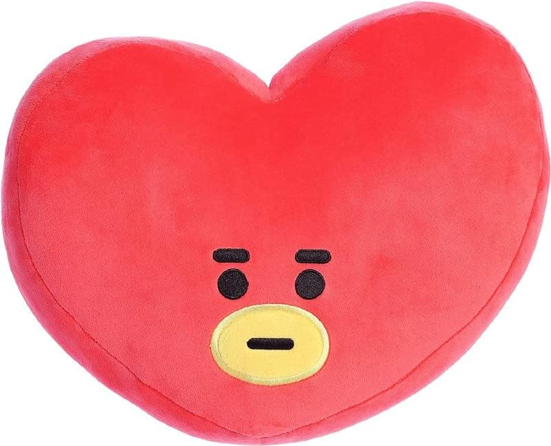 Lovable BT21 TATA Stuffed Animal - Collectible Fun - Delightful Cuteness - Red 14 Inches