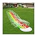 Scivoli d'acqua per bambini, acquascivoli da prato arcobaleno Splash Play Center con crash pad gonfiabile e sprinkler da giardino, cortile, piscina, giocattoli, bomboniere per feste estive all'apert