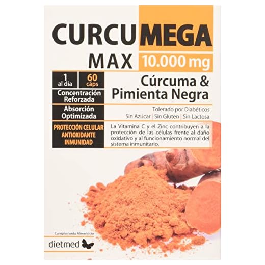 DietMed Curcumega Max 10.000mg - 60 Cápsulas