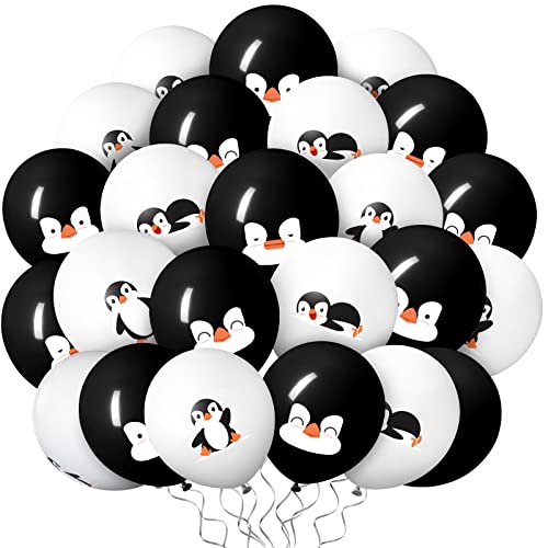 Deekin 48 Pcs Penguin Balloons for Kids