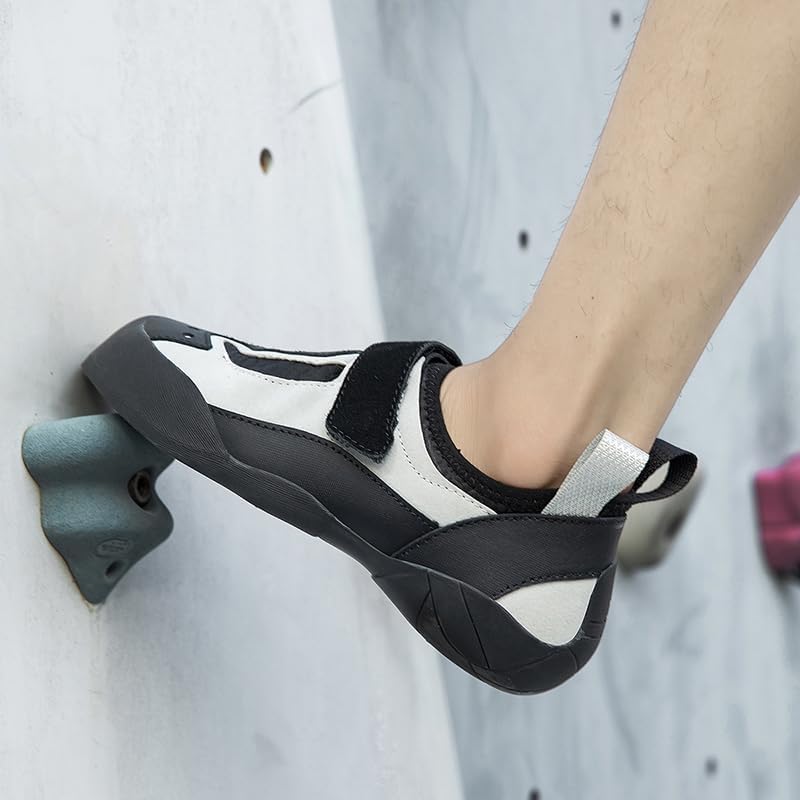 Rock Climbing Shoes for Men Bouldering Shoes for Indoor Outdoor Climbing Womens Sticky Rubber Anti-Slip Lightweight Breathable