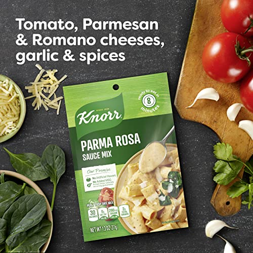 Knorr Sauce Mix Creamy Pasta Sauce For Simple Meals and Sides Parma Rosa No Artificial Flavors, No Added MSG 1.3 oz, Pack of 24