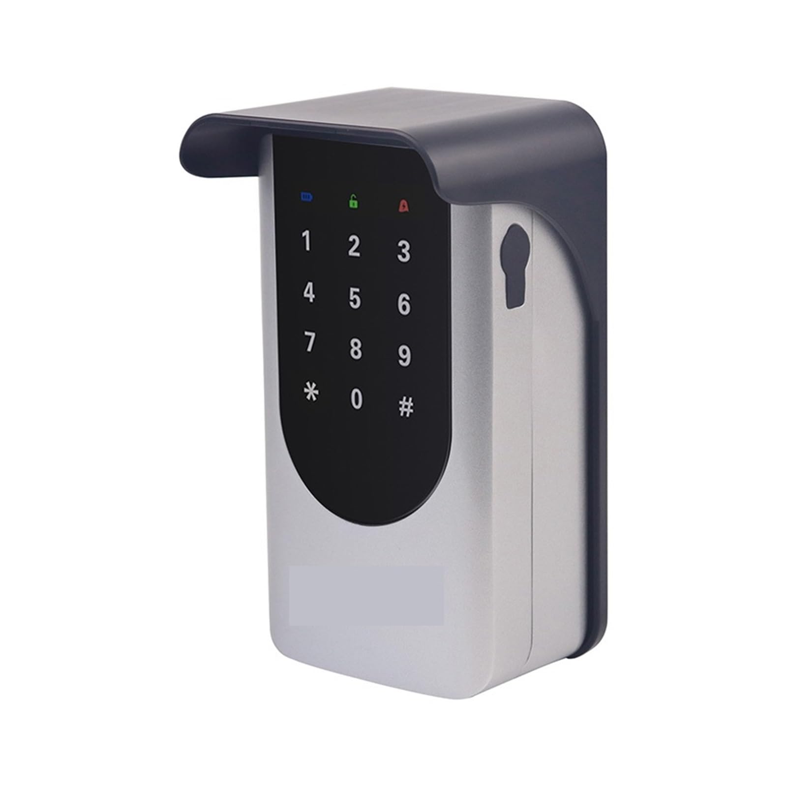 Cassetta di sicurezza con serratura, Cassetta di sicurezza for chiavi di casa Sblocco biometrico intelligente Cassaforte for chiavi for serratura a chiave con combinazione a combinazione a 4 cifre est