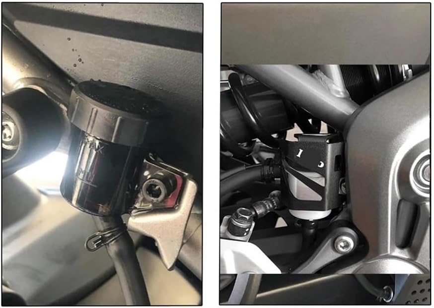 Guard Brake Fluid Reservoir for Multistrada 950 1000 1100 S 1200 1260 1200S Rear Brake Pump Fluid Tank Oil Cup Reservoir Guard Cover Accessorie