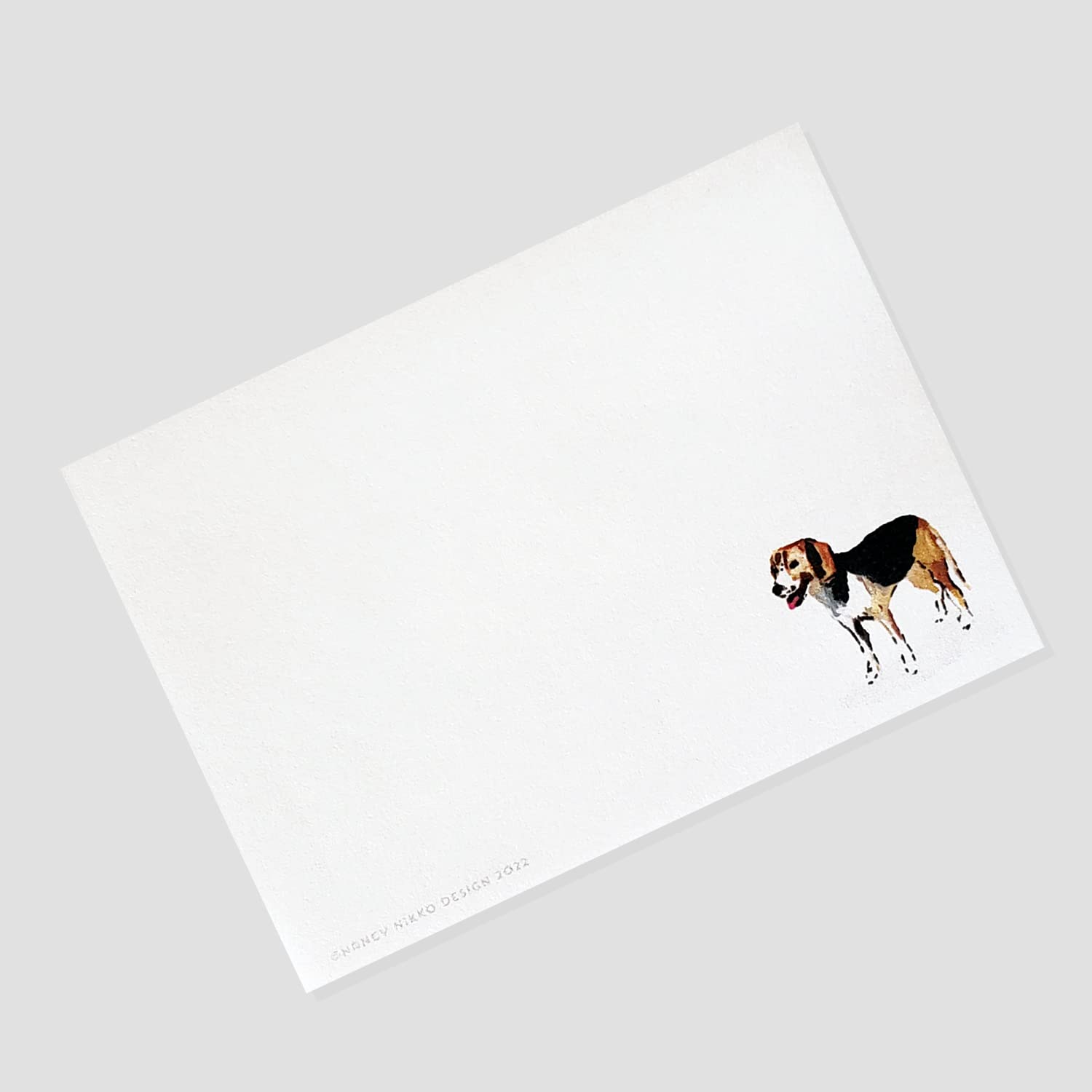 Dog Breeds Sticky Notes - 4" x 3" 50 Sheets. Notepad, to Do List, Reminder Note. Gift for Dog Lovers. (2, Beagle)