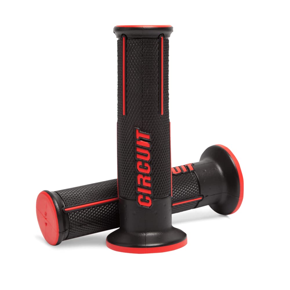CIRCUIT equipment MA053-215 Grip Speed Racing Opened Tip Black/Red