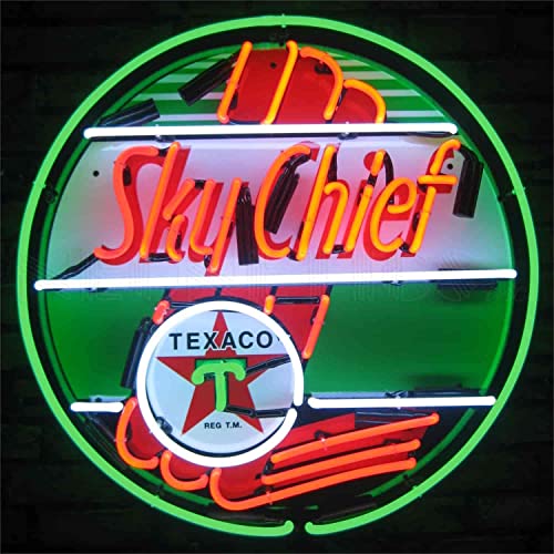 Neonetics 5TXSKY Texaco Sky Chief Gasoline Neon Sign