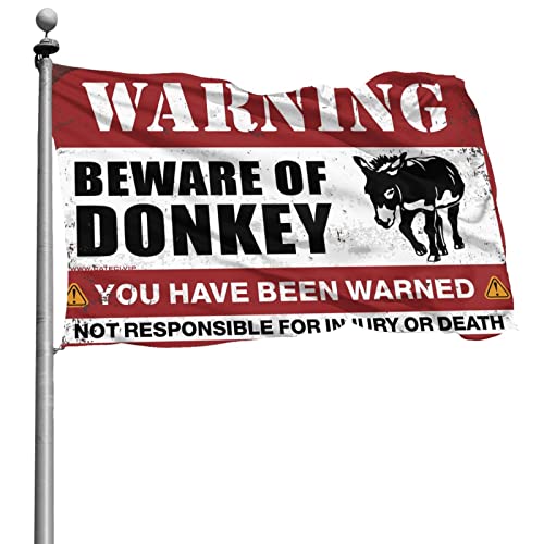 Póster de tela Guys Beware of Donkey para decorar habitaciones de estudiantes de forma divertida