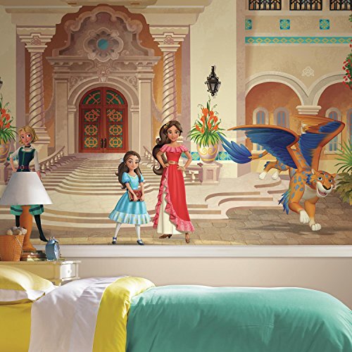 RoomMates JL1434M Disney Princess Elena Of Avalor Spray and Stick Removable Wall Mural - 10.5 ft. x 6 ft.