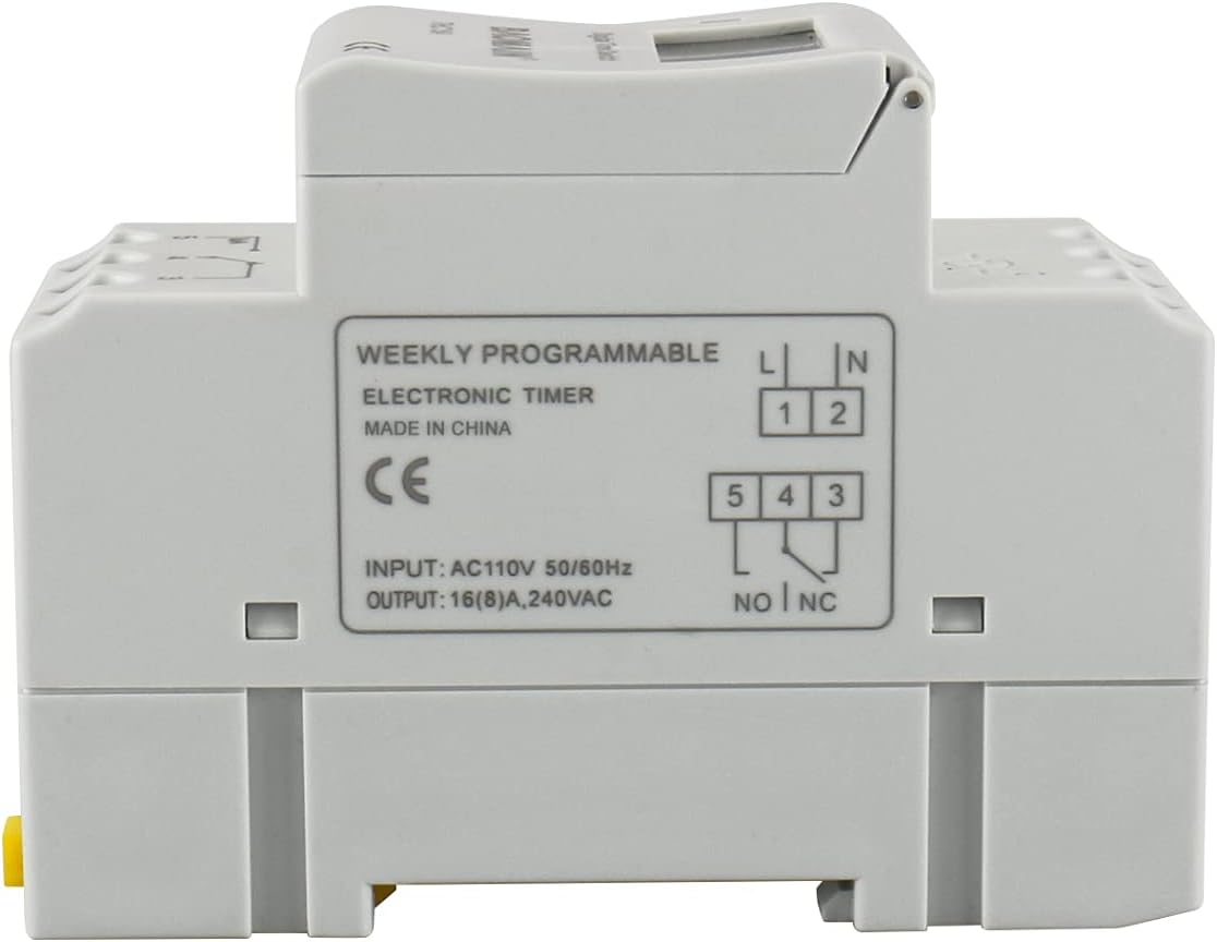 Timer Digitale THC15A, AC 110V, Relè Programmabile 16A, LCD