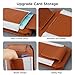 Miracase Magnetic Wallet for Men/Women, Adjustable Stand & Safety Flap, Compatible with MagSafe Wallet, 3 Slots, 6-8 Card Holder for iPhone 17/16/15/14/13/12 Series, RFID Blocking, Brown