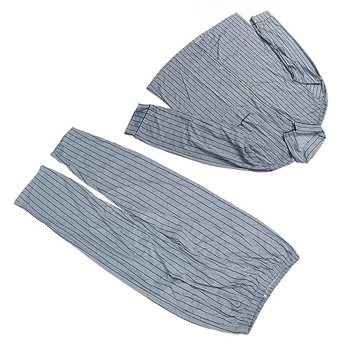 Terno de Pijama Com Calça Comprida, Calça Masculina, Pijama Seco, Respirável, Macio e Confortável pa