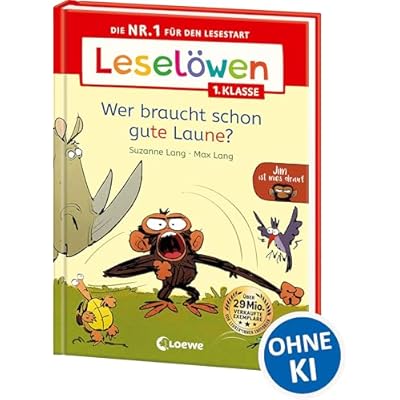 Lesel&ouml;wen 1. Klasse - Jim ist mies drauf - Wer braucht schon gute Laune?
