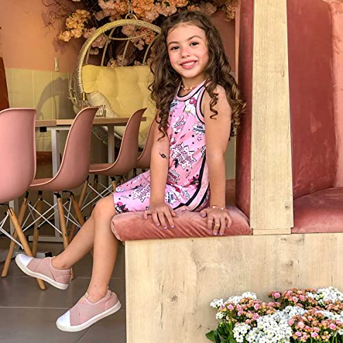 Tenis Slip On Infantil Menina Elástico 11.48 (Rosa, 29)