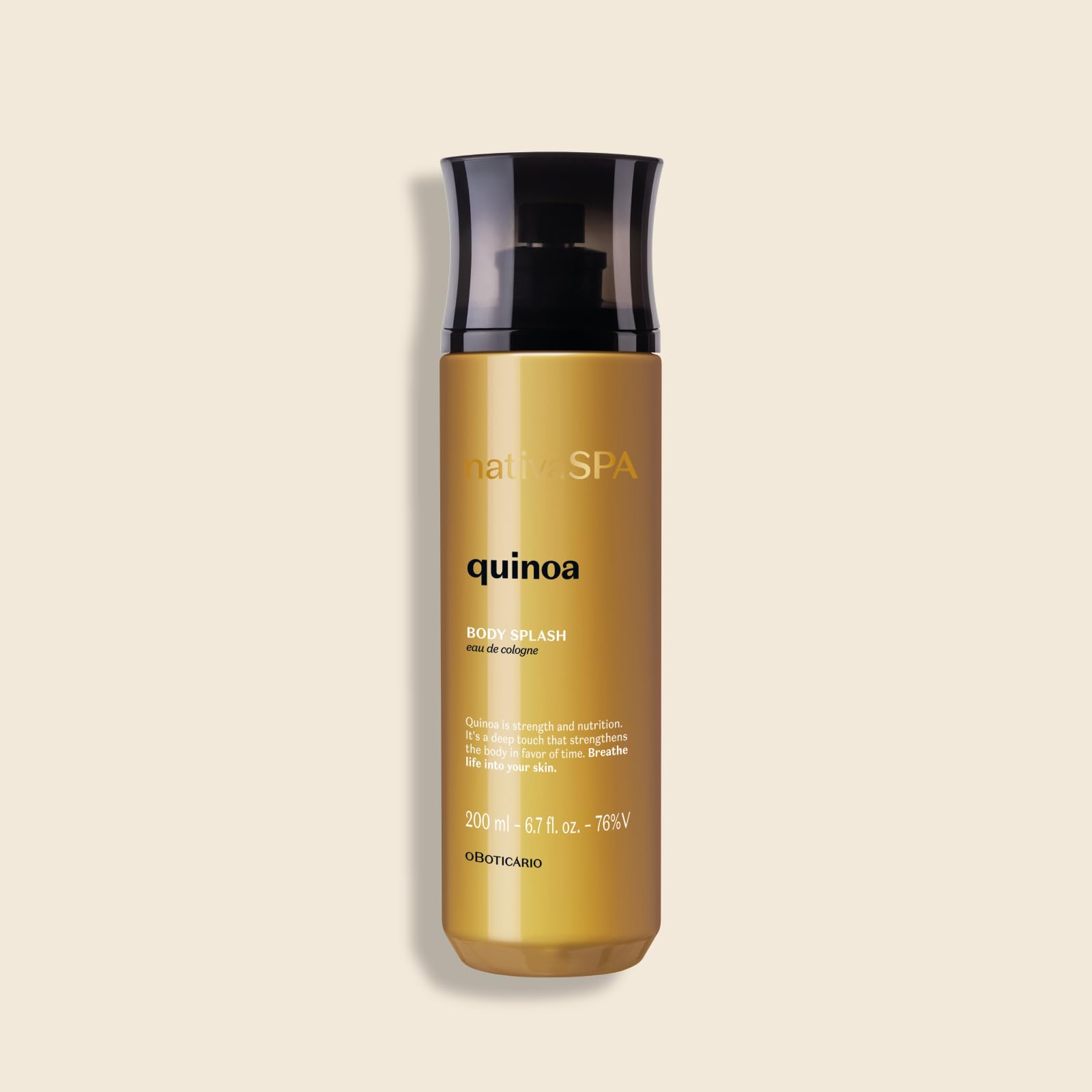 O Boticário | Nativa SPA | Quinoa | Bruma Corporal | Colonia | 200ml | Agua de Colonia | Body Splash | Vaporizador Perfumado | Vegano | Sensación de Frescor | Fragancia Duradera