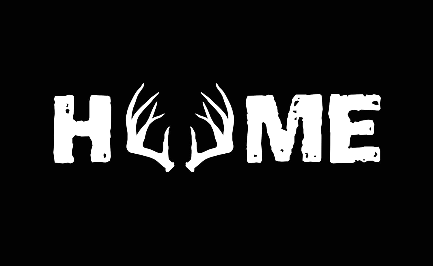 Mossy Oak, Front Doormat, Welcome Mat, Low Pile, Non-Skid, Home Antlers, Brown, 17"