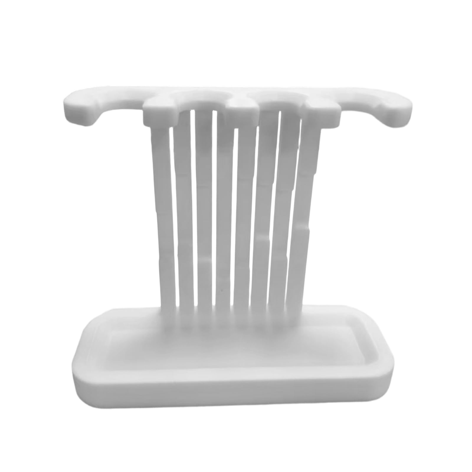 Space Saving 4 Slots Drying Rack Toothbrush Head Holder Bathroom Toothbrush Rack