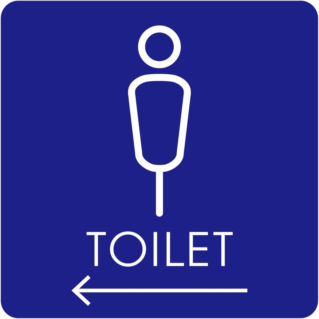 Amazon Co Jp トイレ トイレマーク ピクトサイン ステッカー 9x9cm カッティングシート シール Toilet 御手洗 便所 インテリア レストルーム Kタイプ K1男女左 文房具 オフィス用品