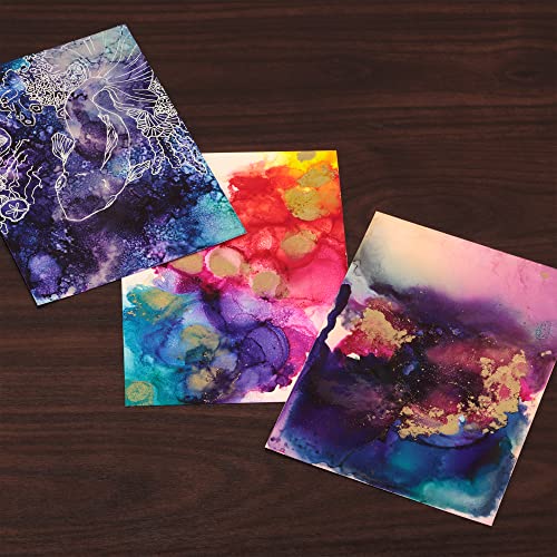 Papel sintético para acuarela Artfinity blanco de 9x12 para dibujar 5