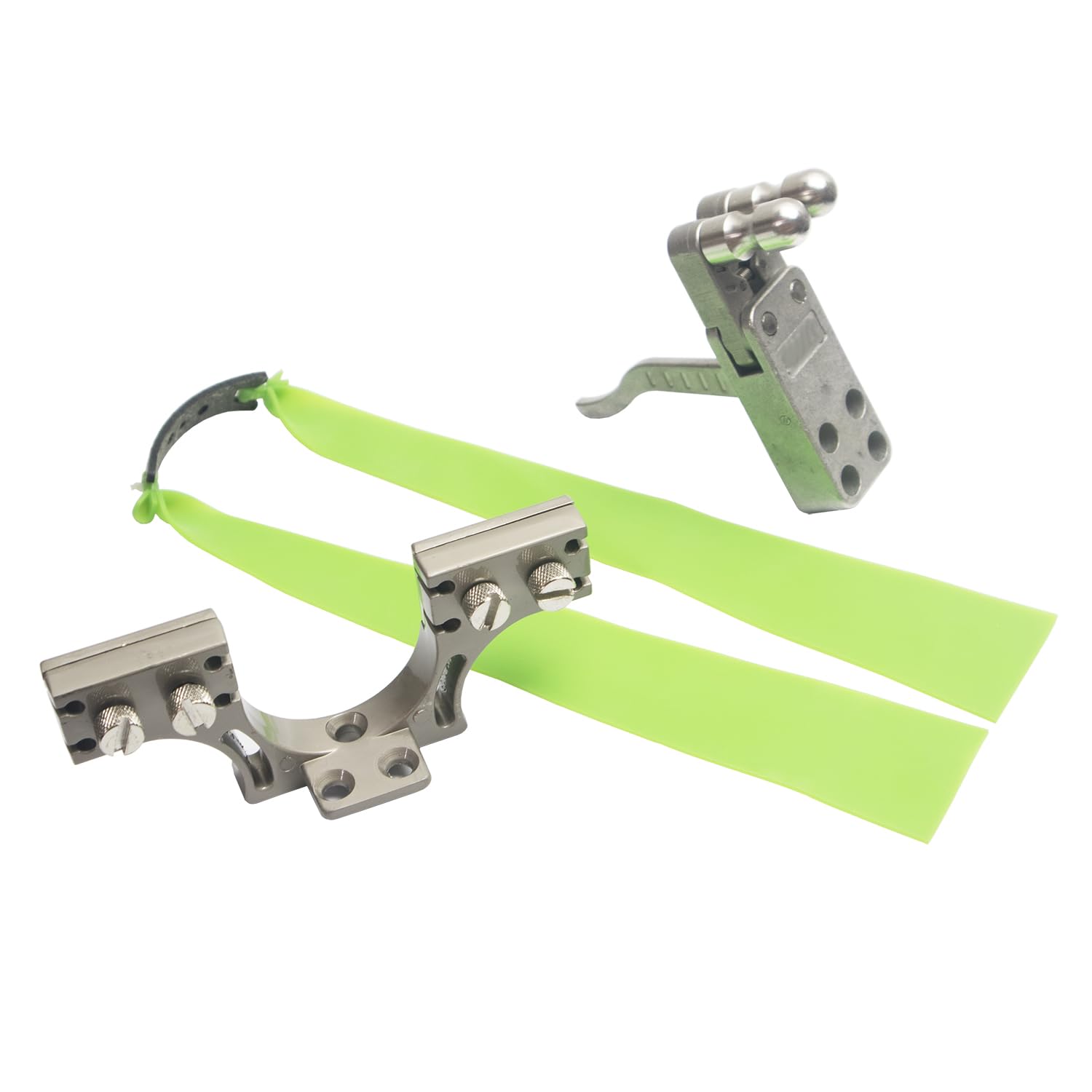 Grilletto Metallico Per Fionda - Accessorio Caccia E Tiro Con Dispenser, Resistente Alla Ruggine