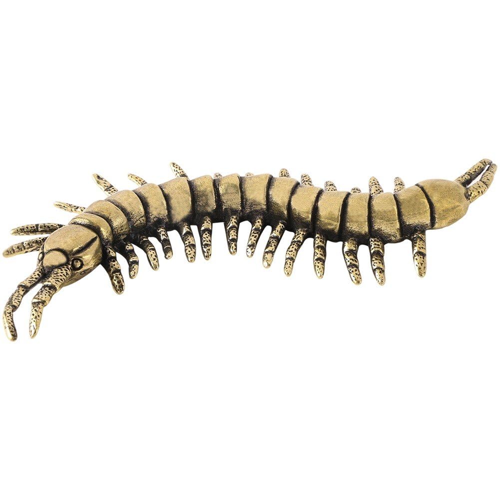 Figurine mille-pattes en laiton, cadeau idéal pour collectionneur d'art et passionné de nature