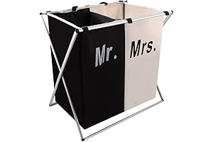 His and Hers Laundry Hamper Set for a Harmonious Bathroom