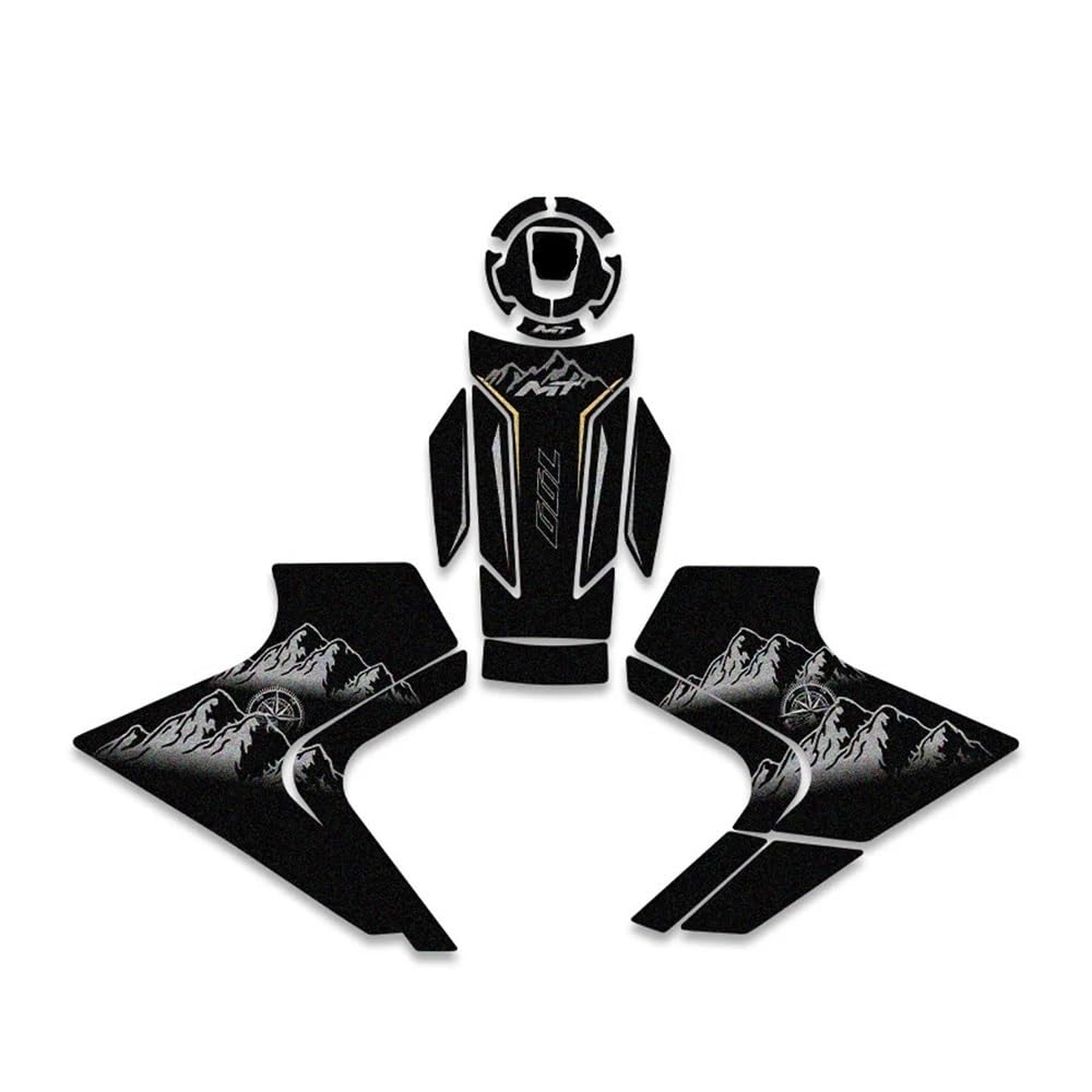 Autocollants de carénage pour 700MT : kit de protections réservoir
