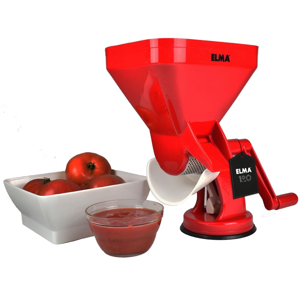 Broyeur de tomates Elma à filtre inox pour coulis sans pépins