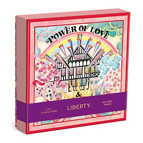 Galison Liberty Power of Love 500 Piece Double Sided Puzzle