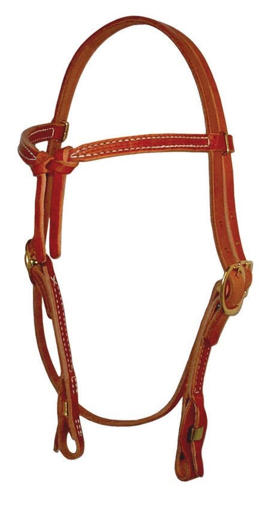 Knotted Browband Headstall with Quick Change