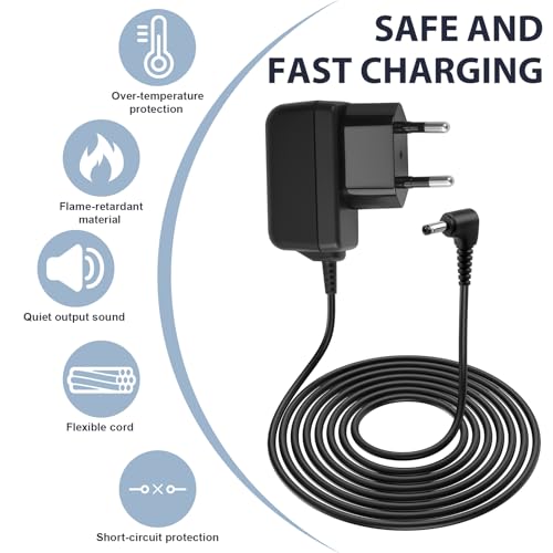 6V Netzteil Ladegerät für Omron Blutdruckmessgeräte M7, M500, M700, M3, M5 Serie, Netzadapter Ersatz Netzteil Kompatibel mit Omron M2, M6, M8, M9, X3, X4, X7, HEM-7156, HEM-7361T, JPN-500, 1.4M