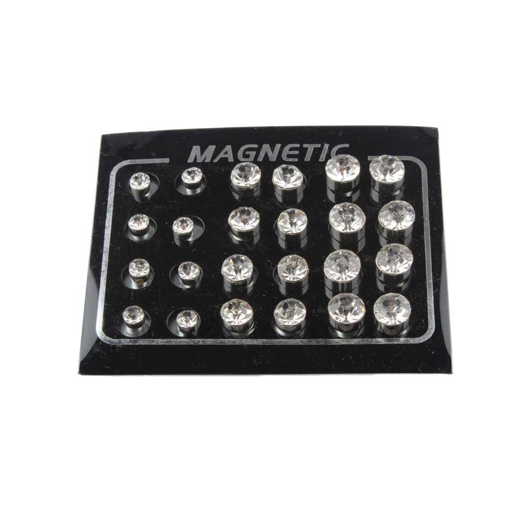CALANDIS® Pack of 12 Pairs Round Crystal Magnetic Stud Earrings for Men Women Girl 4Mm,6Mm,7Mm (B0BQFDJN5S) Amazon Price History, Amazon Price Tracker