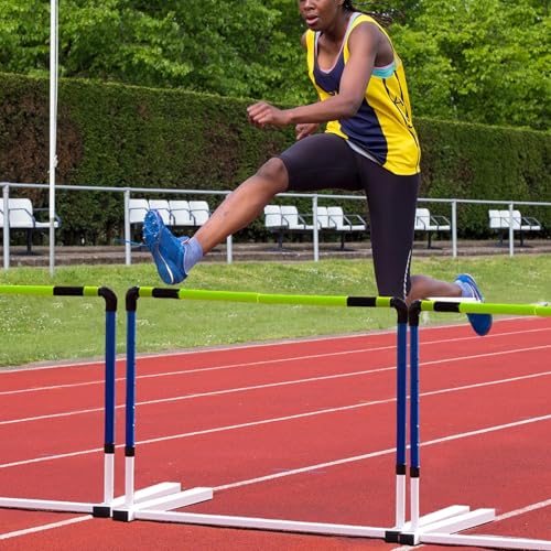 Haies d'athlétisme réglables avec structure durable à 5 hauteurs ajustables - 6