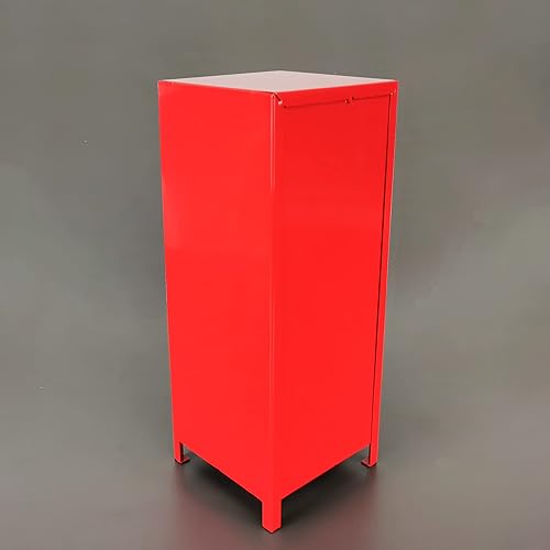 Miniatura 5 de Fixturedisplays Mini armario metálico con llave y cerradura roja 4.2 X 4.2 X 11 ", ideal para caja del tesoro de los niños 10161-FBA