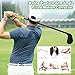 The Connector Golf Training Aid, Smart Ball Golf Training Aid and Wrist Hinge for Posture Correction Practice, Simple and Effective Training for Golfers at All Levels, From Beginners to Pros (2 Pack)