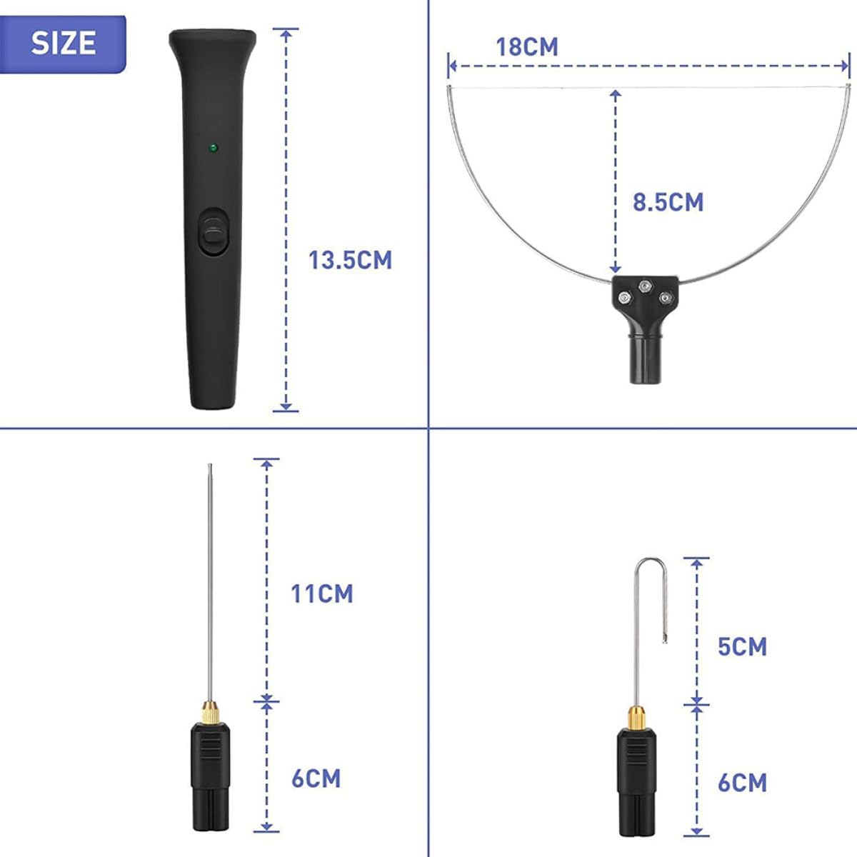 Kit de Découpe Mousse Électrique 9 Pièces Coupe-Mousse à Fil Chaud 18W Tension 100-240V Ac220 Outil Précis pour Loisirs Créatifs Sculpture et Bricolage Compatible Panneaux