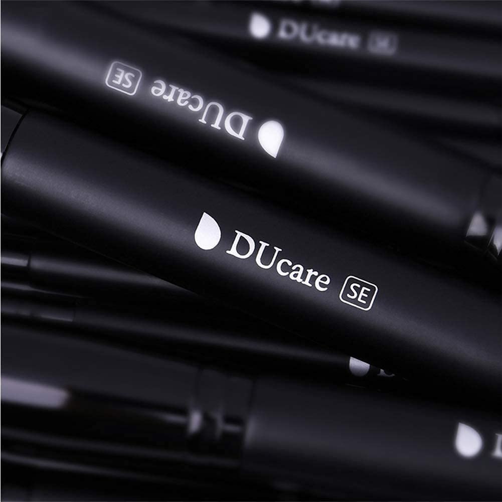 DUcare Make Up Pinsel 15 Stück Professionelle Makeup Pinselsets Premium Synthetische Schminkpinsel Kosmetikpinsel Kabuki Makeup Brushes Foundation Blending Pinsel - Schwarz