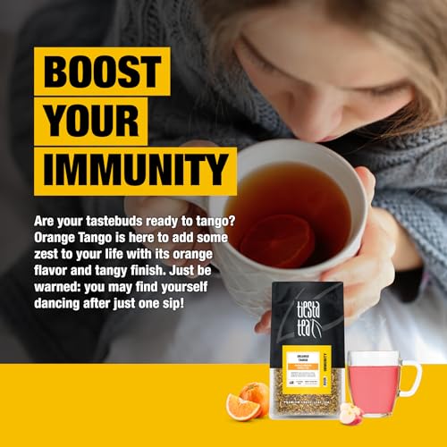 image for Tiesta Tea - Orange Tango, Loose Leaf, Orange Hibiscus Herbal Tea, Pre