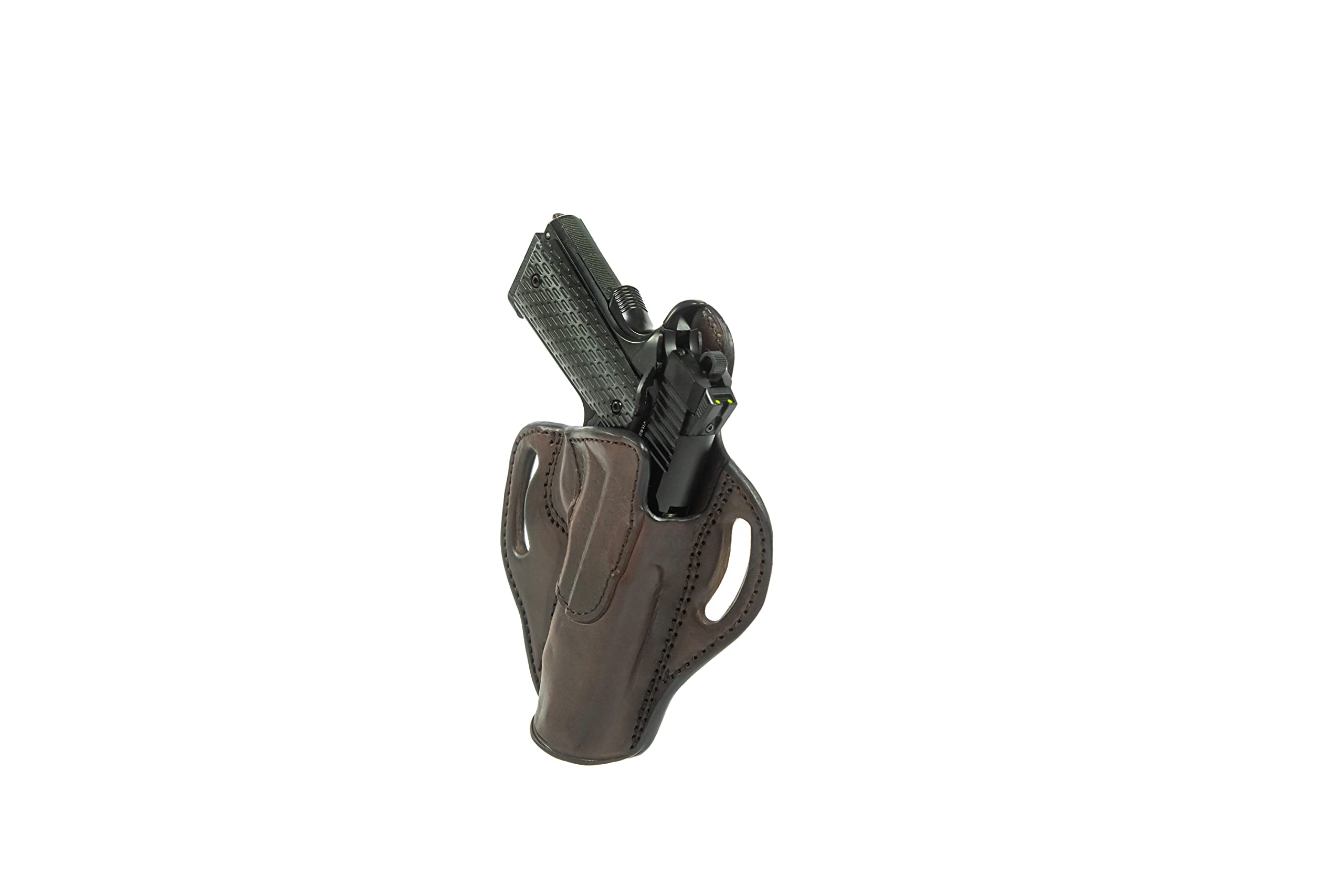 Tagua TX-BH3-1012 Cannon Holster M&P Shield & Most Single Stack Compact Pistols, Right Hand, Brown